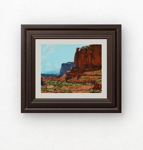 Zion Vista - Study of artist "Edger Payne"