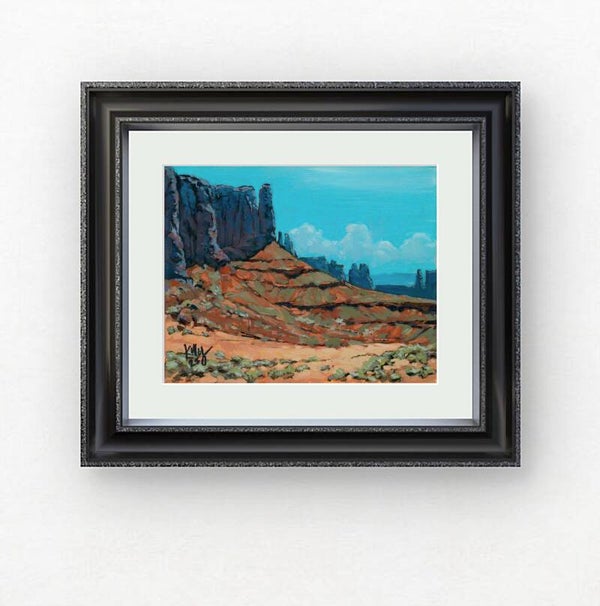 Moab Cliffs - Study of artist "Edger Payne"