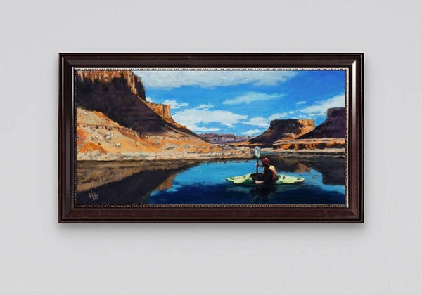 Kayak on the Colorado River Bend