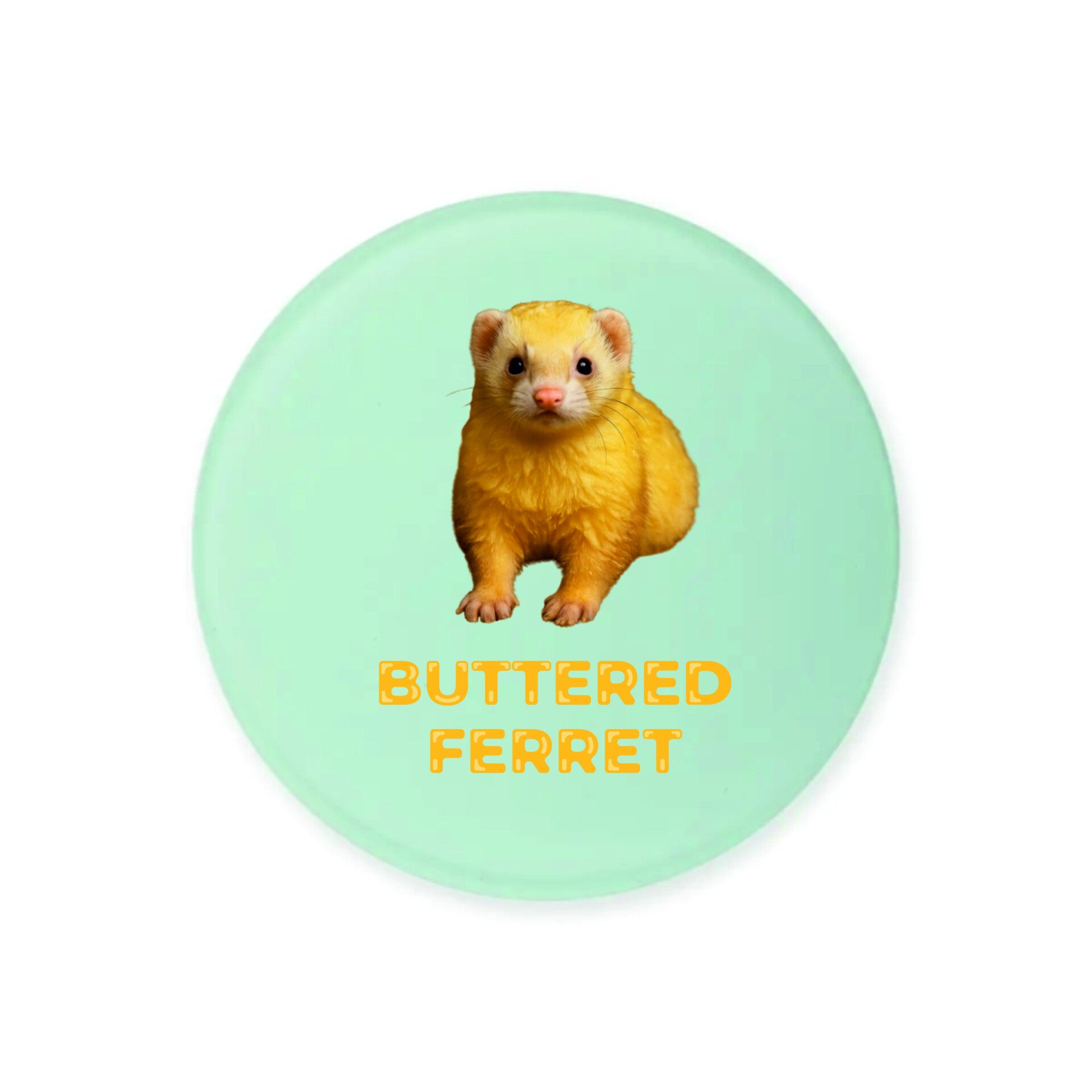 V2 Buttered Ferret Glass Coasters Set