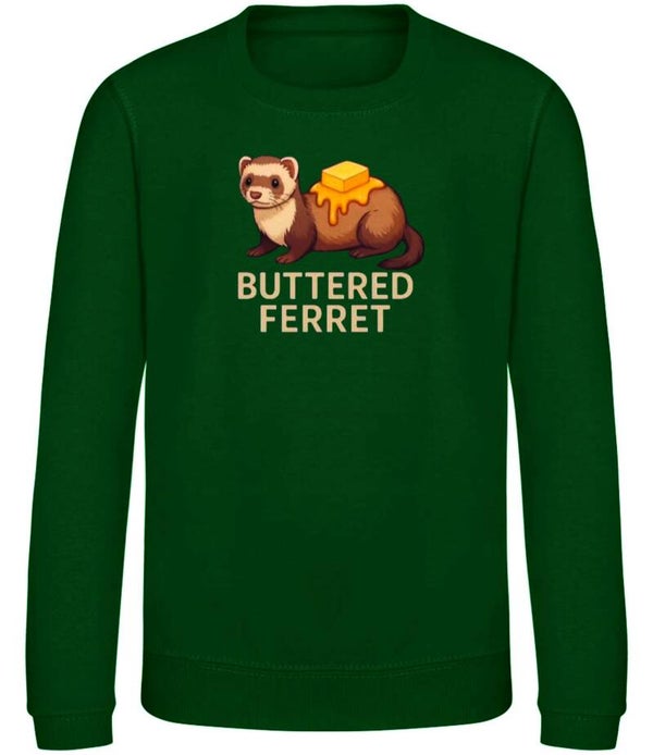 Buttered Ferret Kids Sweatshirt