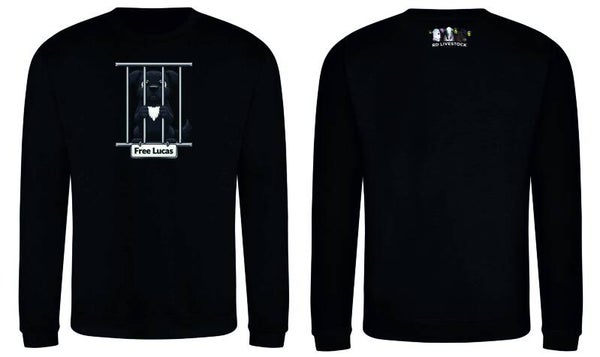 Cartoon Labrat Adult Sweatshirt