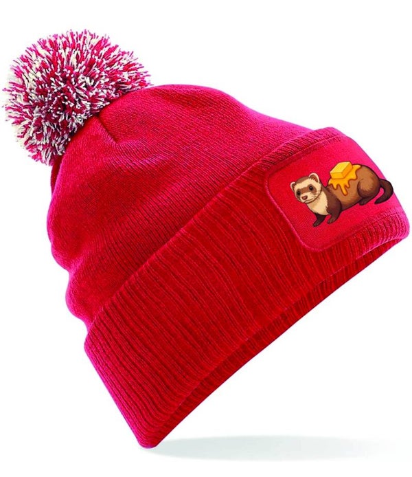 Buttered Ferret Bobble Hat