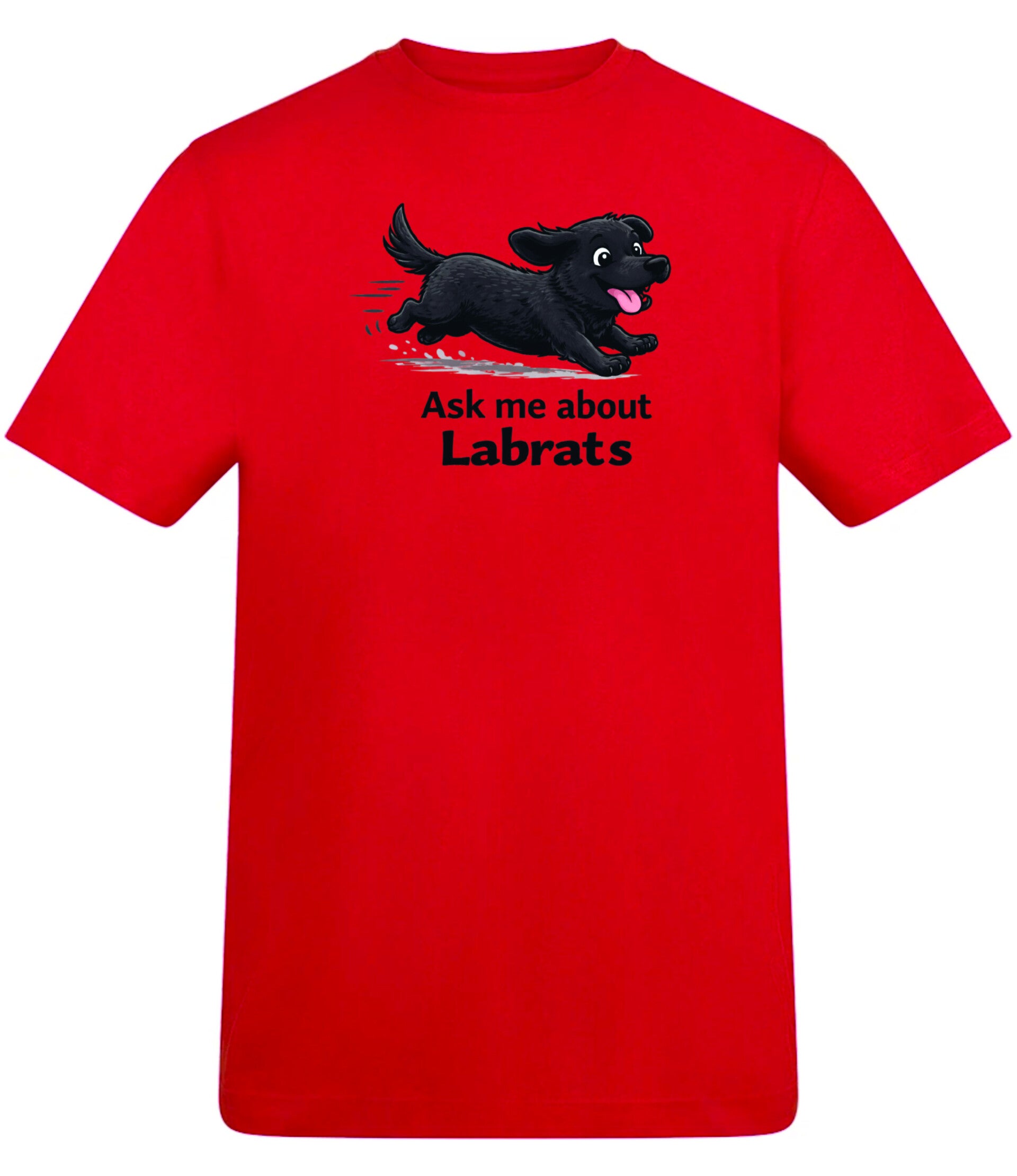 Cartoon Labrat Adult T-shirts