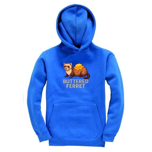 Buttered Ferret Kids Hoodie