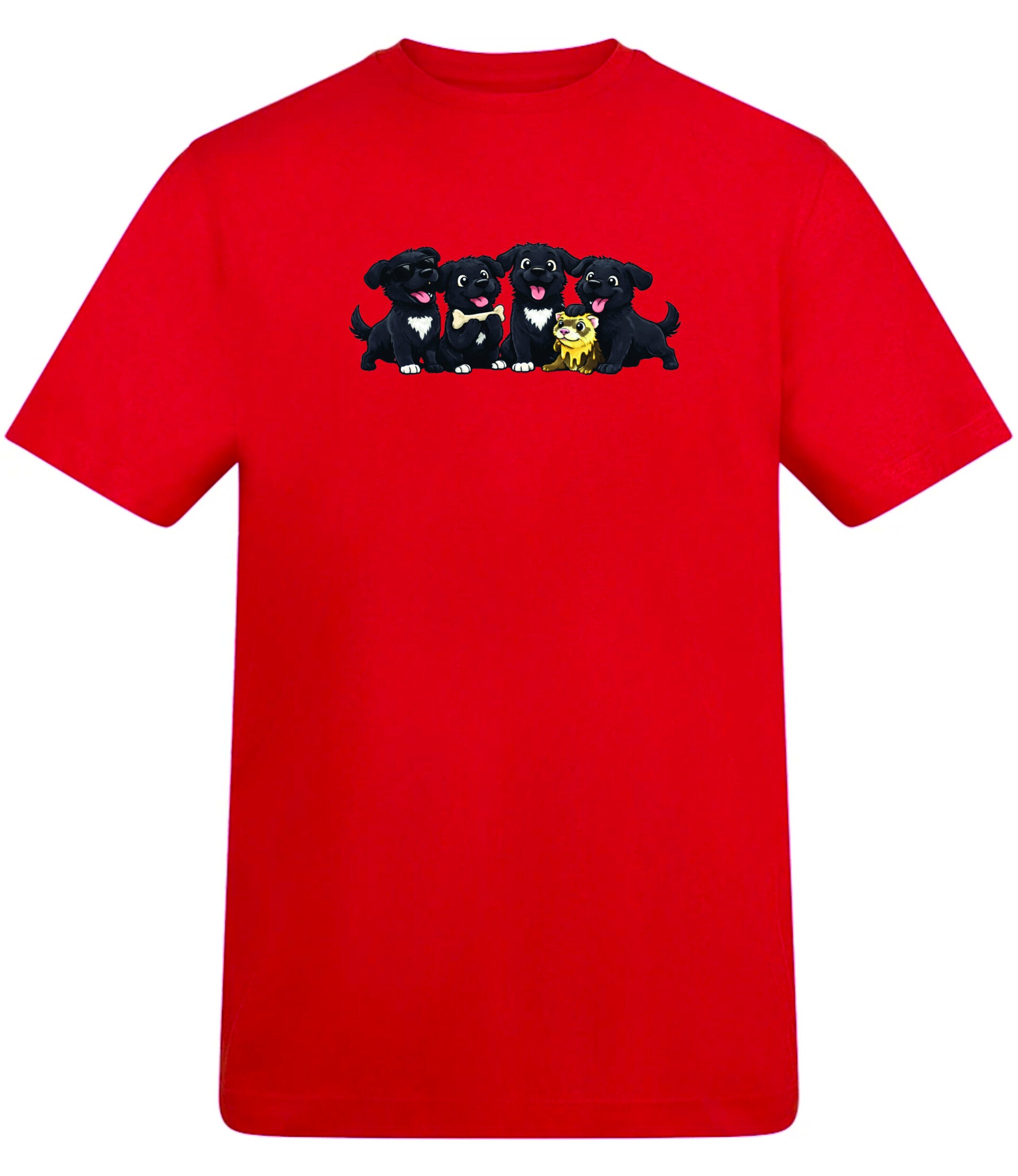 Cartoon Labrat Kids T-shirts