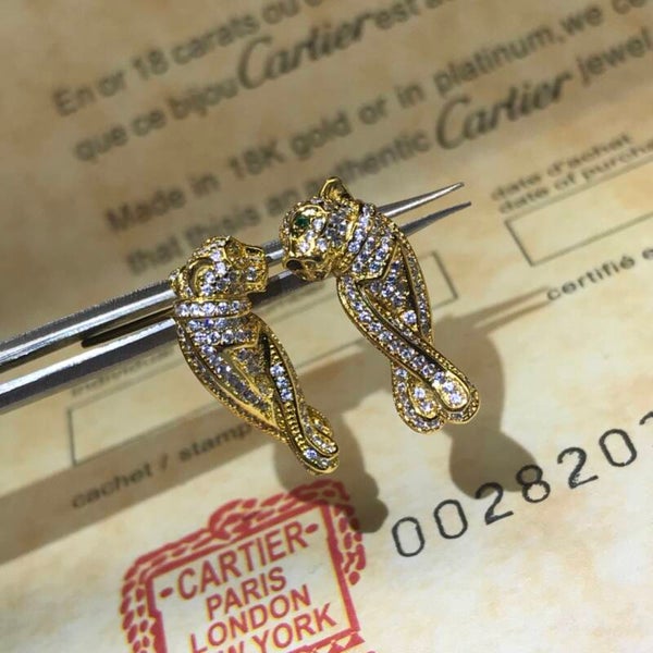 CARTIER Aretes (Plateado, Dorado y Oro Rosa)