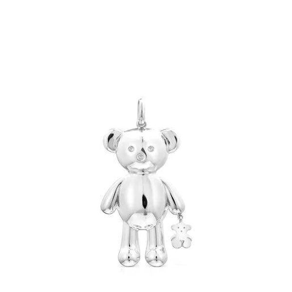 Colgante Oso Teddy Bear   plata