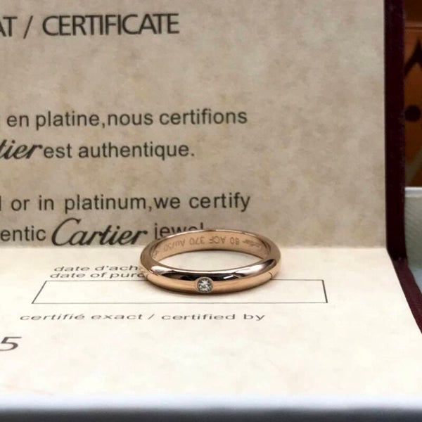 CARTIER Anillo (Plateado, Dorado y Oro Rosa)