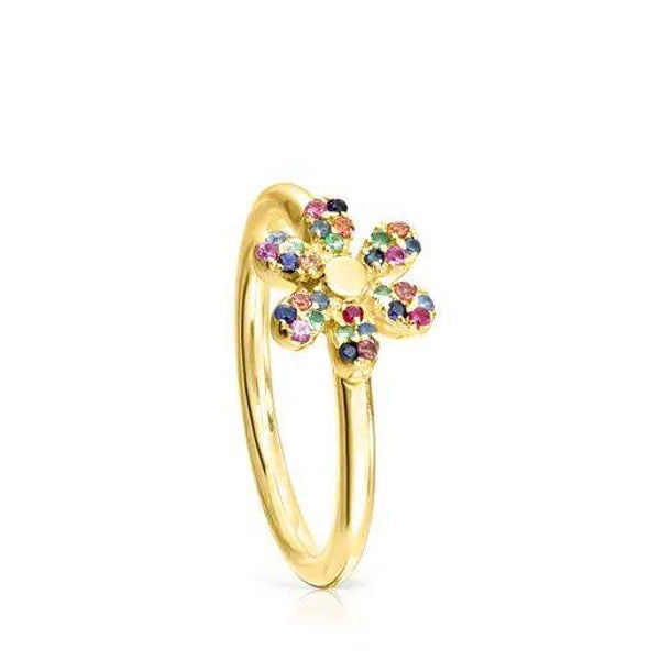 Anillo Tous  de plata vermeil
