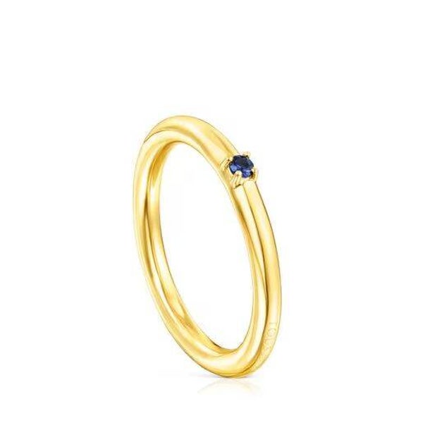 Anillo Tous de plata vermeil