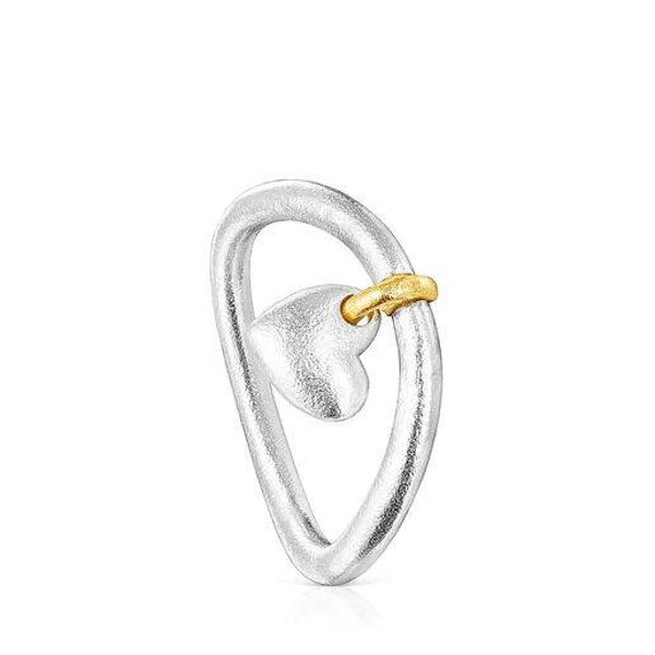 Anillo corazón bicolor Luah
