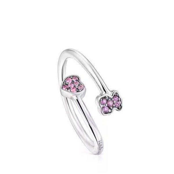 Anillo abierto de plata  TOUS New Motif