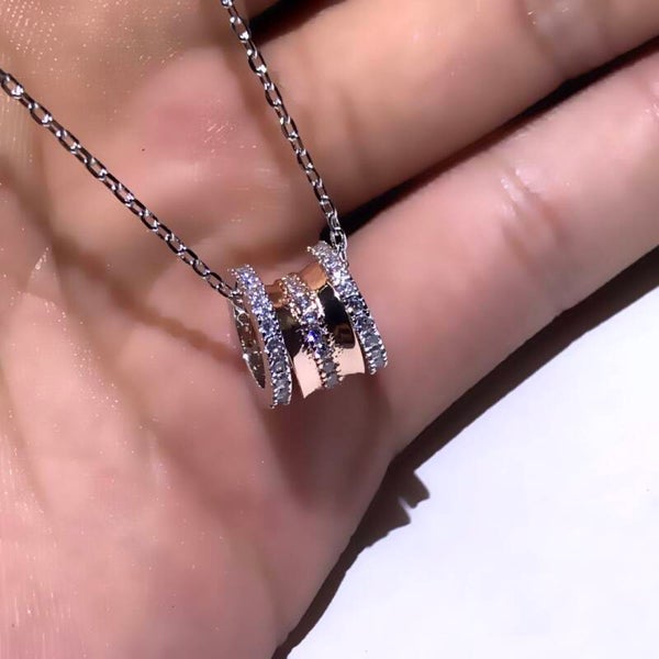 CARTIER Collar (Plateado, Dorado y Oro Rosa)