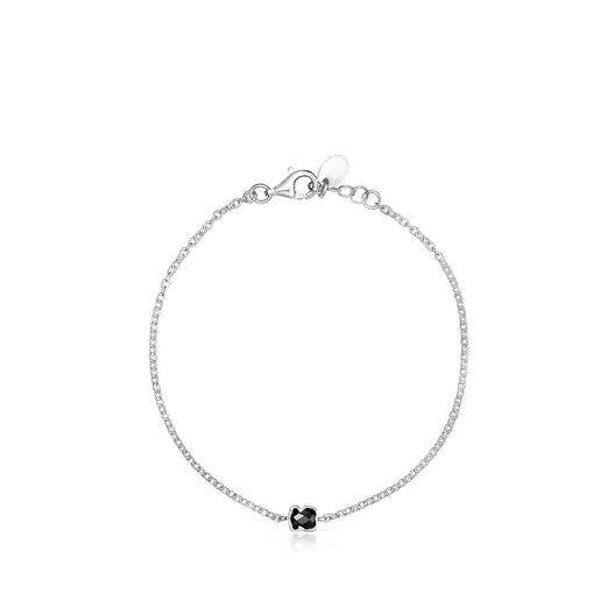 Pulsera Mini Onix de Plata con Ónix