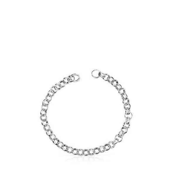 Pulsera de plata 17cm. Hold