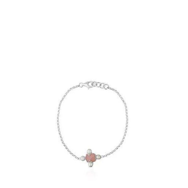 Pulsera Color Power de Plata con Cuarzo y Perla
