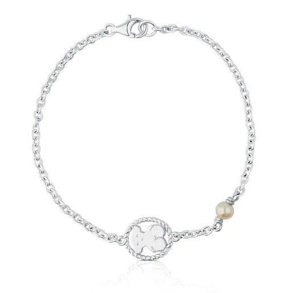Pulsera de plata con perla cultivada Camee