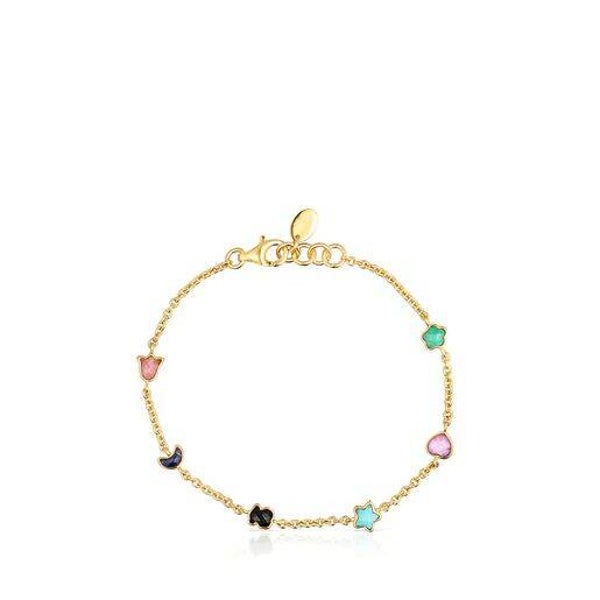 Pulsera de plata vermeil Glory