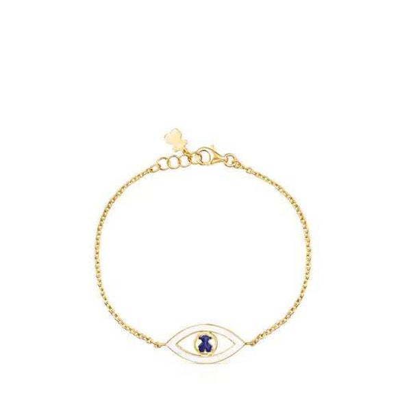 Pulsera ojo de plata vermeil TOUS Good Vibes