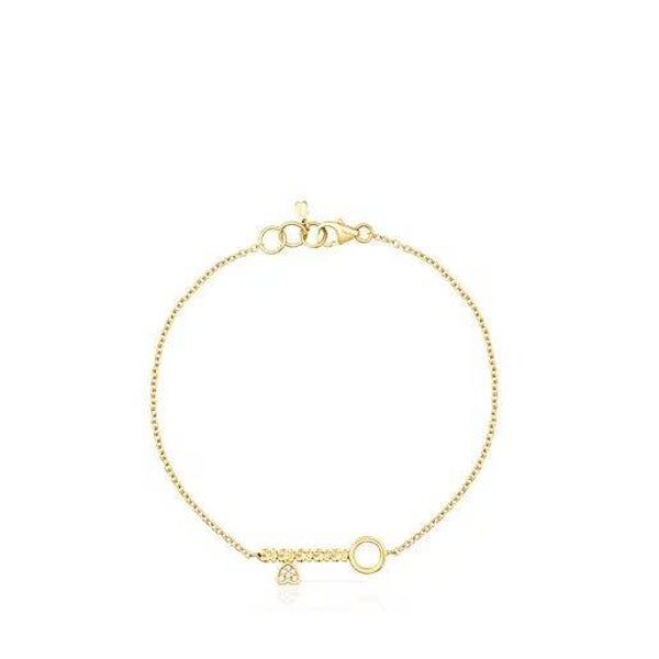 Pulsera San Valentín llave de Oro