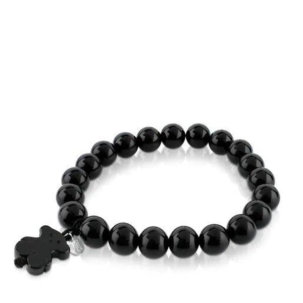 Pulsera de plata y ónix TOUS Color