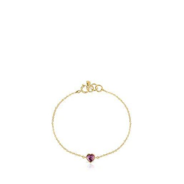 Pulsera Glory de Oro y Amatista