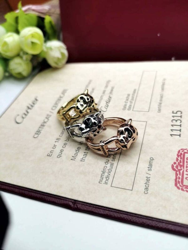 CARTIER Anillo (Plateado, Dorado y Oro Rosa)