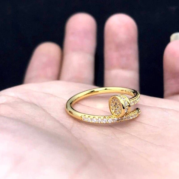 CARTIER Anillo (Plateado, Dorado y Oro Rosa)