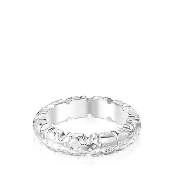 Anillo Tous Straight XL de plata
