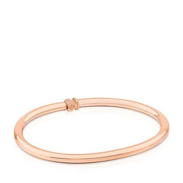 Pulsera de plata vermeil rosa Warm