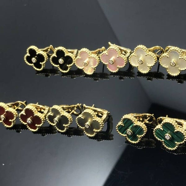 Aretes Van Cleef & Arpels  (Dorado/Oro Rosa/Plateado)