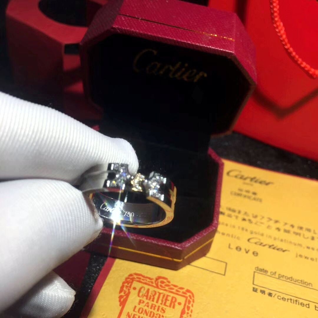 CARTIER Anillo (Plateado, Dorado y Oro Rosa)