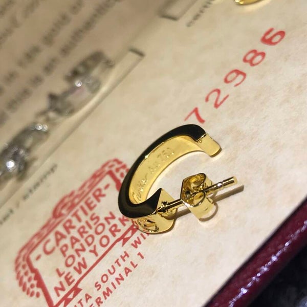 CARTIER Aretes (Plateado, Dorado y Oro Rosa)