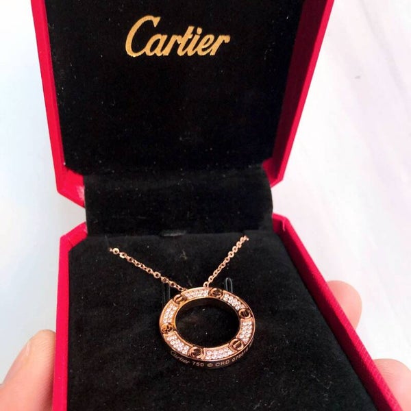 CARTIER Collar (Plateado, Dorado y Oro Rosa)