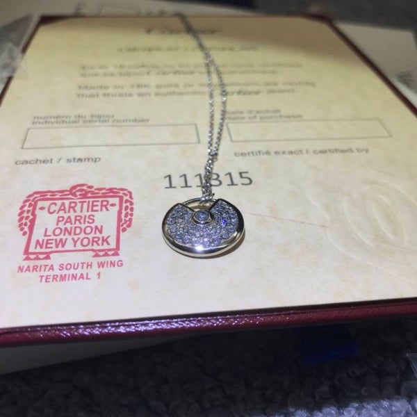 CARTIER Collar (Plateado, Dorado y Oro Rosa)