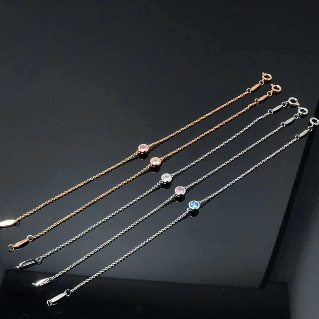 Set Cartier Collar y Brazalete (Plateado, Dorado y Oro Rosa)