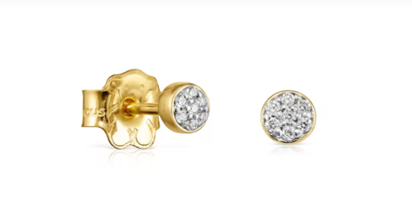TOUS Pendientes  Les Classiques de oro amarillo
