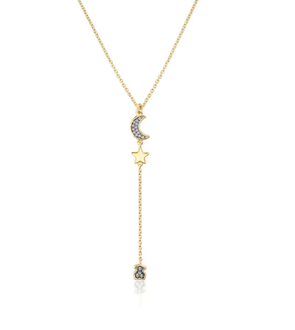 Collar TOUS Nocturne con baño de oro 18 kt