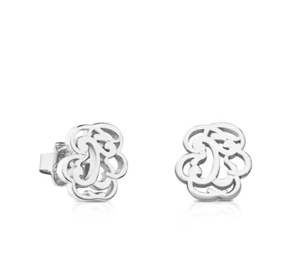 TOUS Pendientes Rubric de Plata