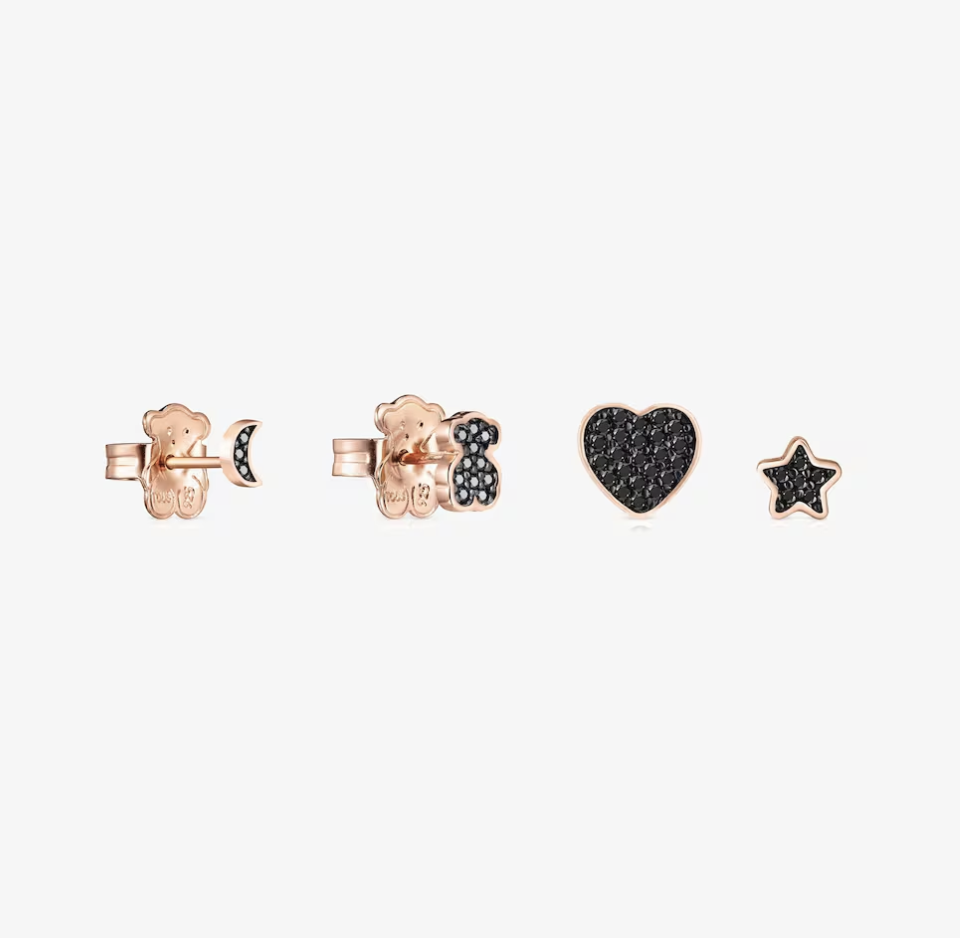 TOUS Pack de 4 Pendientes