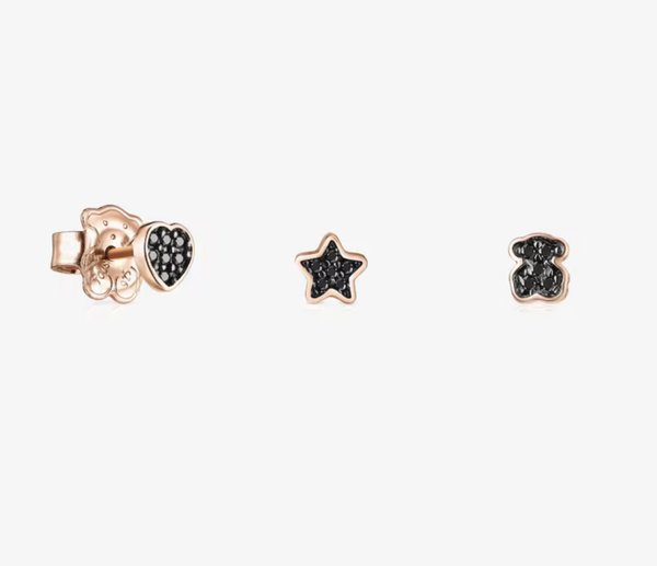 TOUS Pack de tres pendientes
