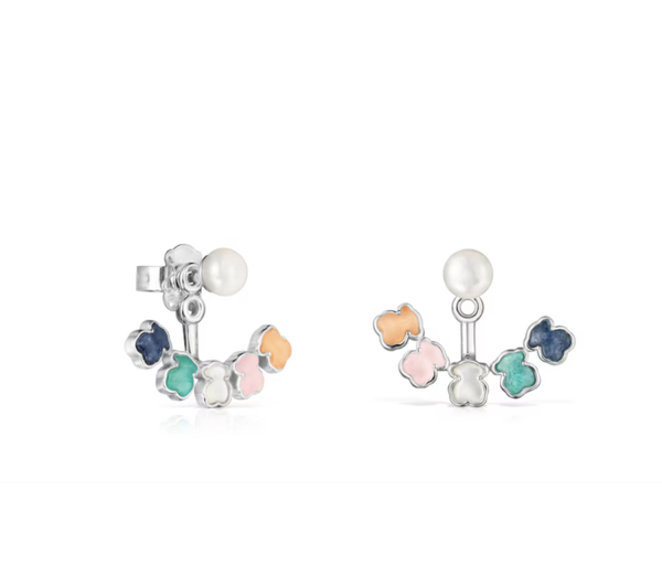 TOUS Aretes desmontables Mini Color Gemas