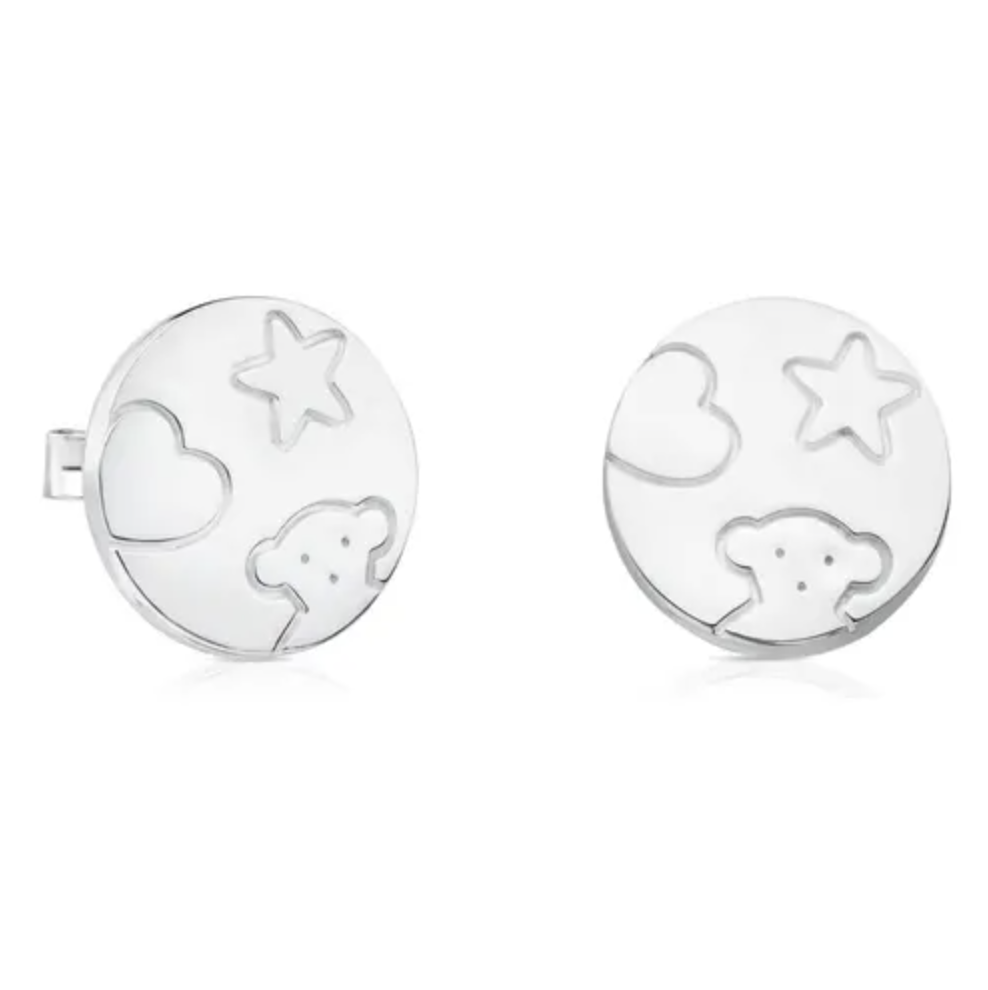 TOUS Pendientes osito, corazón y estrella