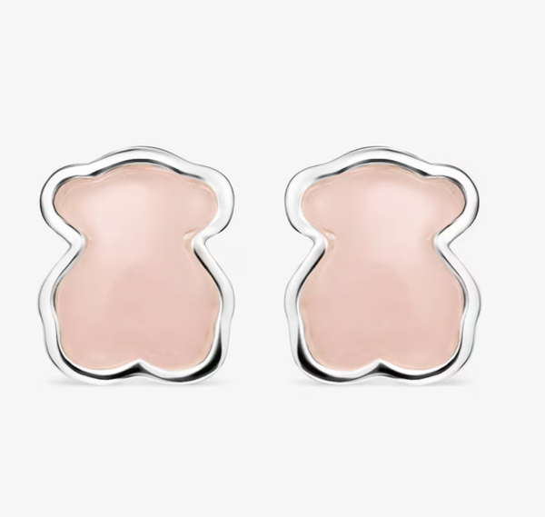 TOUS 9MM Pendientes cuarzo New Color