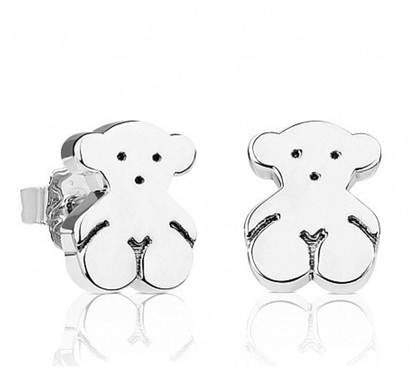 TOUS 17MM Pendientes de oso