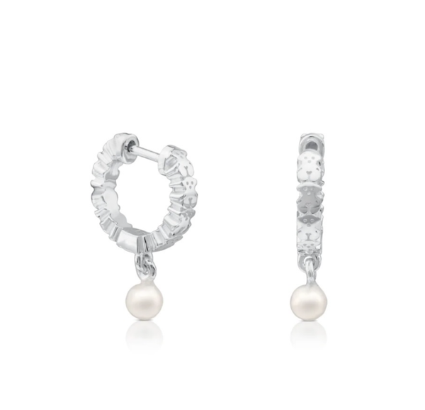 TOUS Argollas perlas