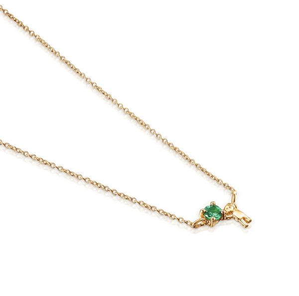 TOUS Collar Teddy Bear Tsavorite