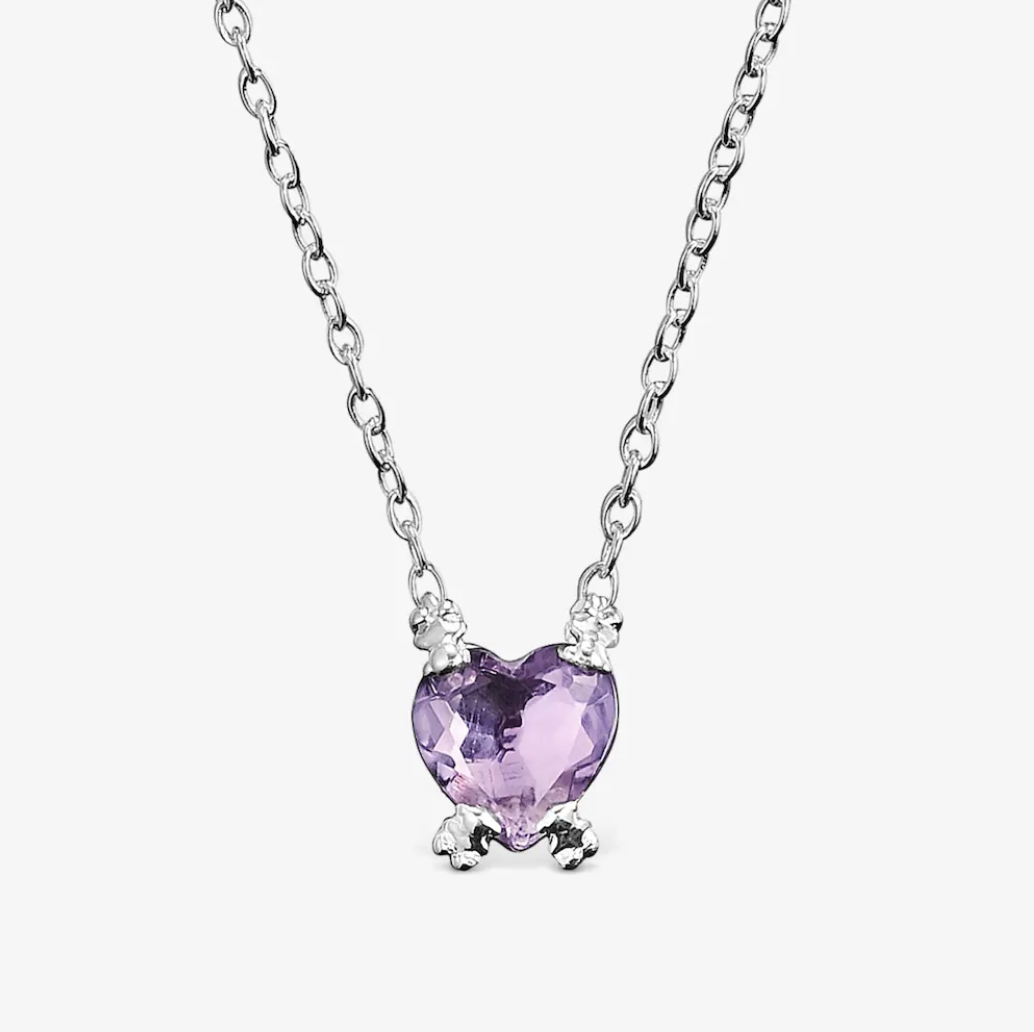 TOUS Collar corazón amatista Color Pills