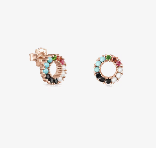 TOUS Aretes pequeños Straight disco